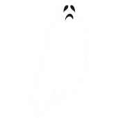 Autocollant Halloween Fantôme 2
