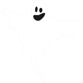 Autocollant Halloween Fantôme 3
