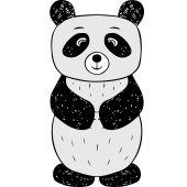 Autocollant Panda Enfant
