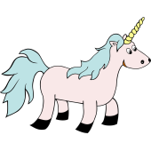 Autocollant Licorne Enfant