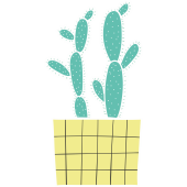 Autocollant Plante Et Cactus 2