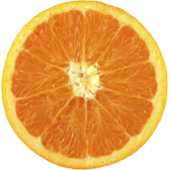 Autocollant Fruits et legumes Orange