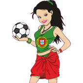 Sticker foot Euro 2008 portugal