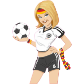 Sticker foot Euro 2008 allemagne