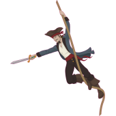 Autocollant Pirate