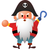 Autocollant Pirate
