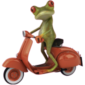 Autocollant Grenouille Vespa
