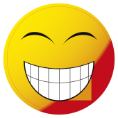 Autocollants smiley 1