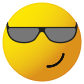 Autocollants smiley 23