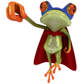Autocollant Grenouille