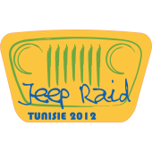 Autocollant Jeep Raid Tunisie 2012