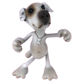 Autocollant Chien Rigolo