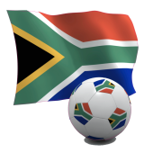 Autocollant afrique du sud foot