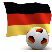 Autocollant Allemagne foot