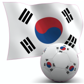 Autocollant Corée du sud foot