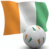 Autocollant Cote d'ivoire foot