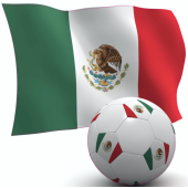 Autocollant Mexique foot