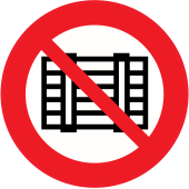 Panneau Interdiction d'obstruer