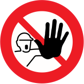 Panneau Interdiction Accès interdit