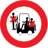 Panneau Interdiction de prendre des passagers