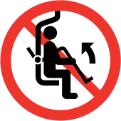 Panneau Interdiction de soulever la protection