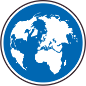 Panneau Obligation carte map monde