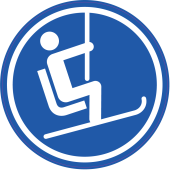 Panneau Obligation Tire-fesses assis