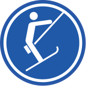 Panneau Obligation Tire-fesses debout