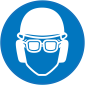 Panneau Obligation Porter casque lunettes et anti-bruit de securite