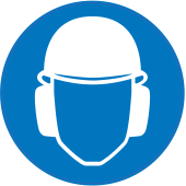 Panneau Obligation Porter casque et anti-bruit de sécurité