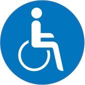 Panneau Obligation Accès personnes handicapées