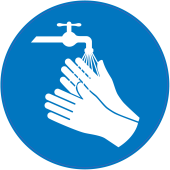 Panneau Obligation de se laver les mains