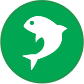 Panneau Vert Poisson