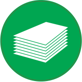 Panneau Vert Papier