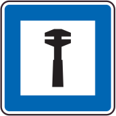 Panneau Indication Assistance routière