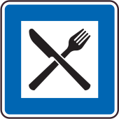 Panneau Indication Restauration