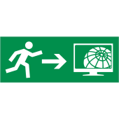 Panneau Indication Internet