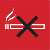 Panneau Indication Interdiction de fumer