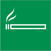Panneau Indication Autorisation de fumer