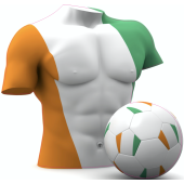 Autocollant Foot Cote d'Ivoire