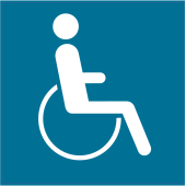 Panneau Indication Autorisation handicapés