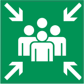 Panneau Indication Point de rassemblement