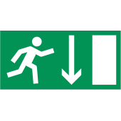 Panneau Indication Sortie de secours bas