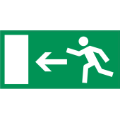 Panneau Indication Sortie de secours gauche