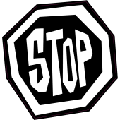 Panneau Bomb Stop