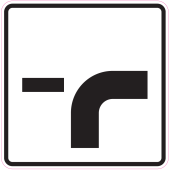 Panneau Indication Route prioritaire 2
