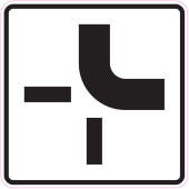 Panneau Indication Route prioritaire 4