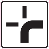 Panneau Indication Route prioritaire 5