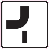 Panneau Indication Route prioritaire 6