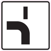 Panneau Indication Route prioritaire 8